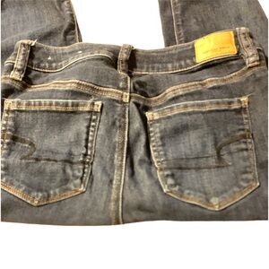 American Eagle super stretchy dark wash jeans size 4